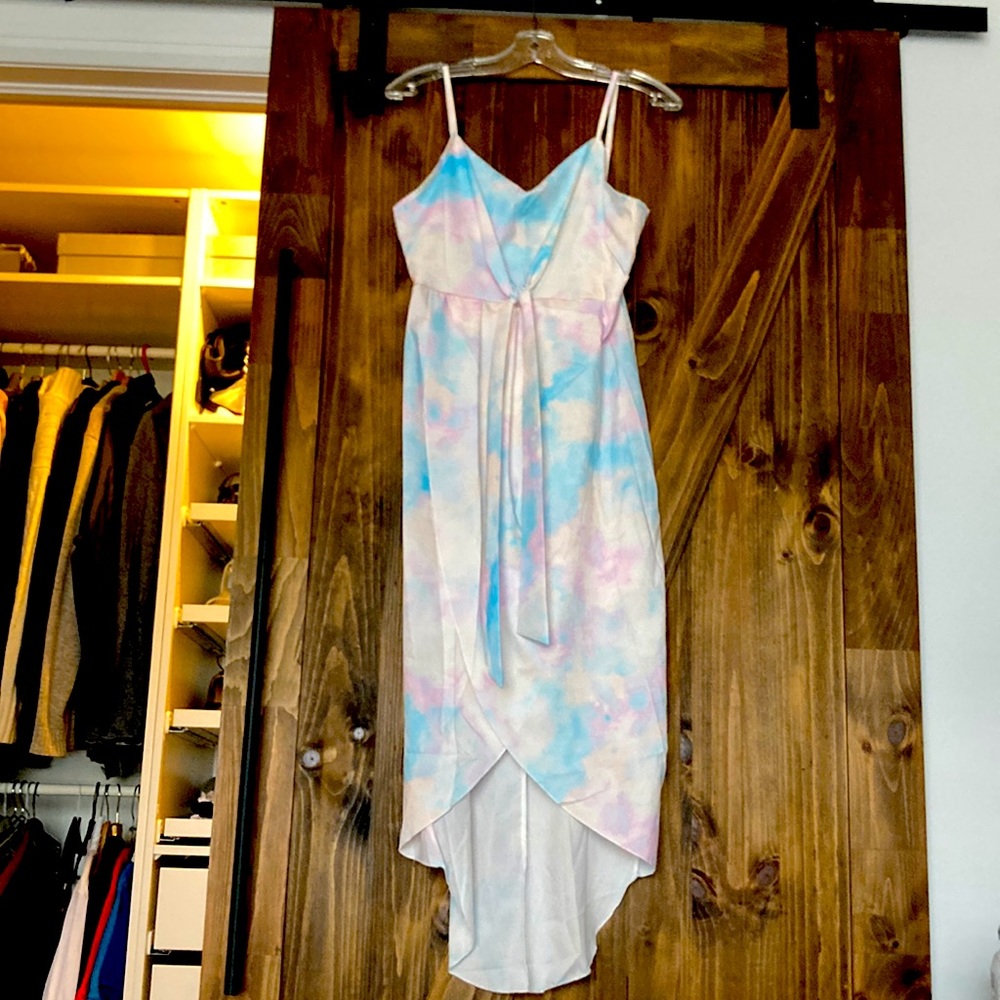 Never worn summer dress tie dye